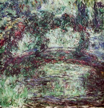 El Puente Japonés Claude Monet Impresionismo Flores Pinturas al óleo